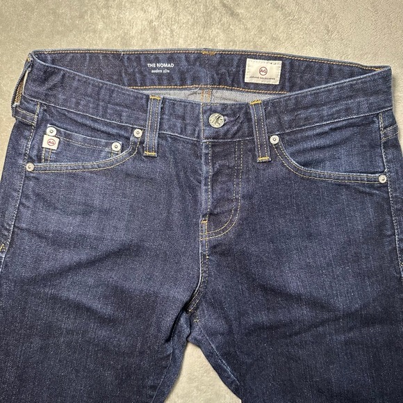 AG Adriano Goldschmied Selvage Jeans 30x24‎ The Nomad Straight Button Fly Denim - Picture 5 of 16